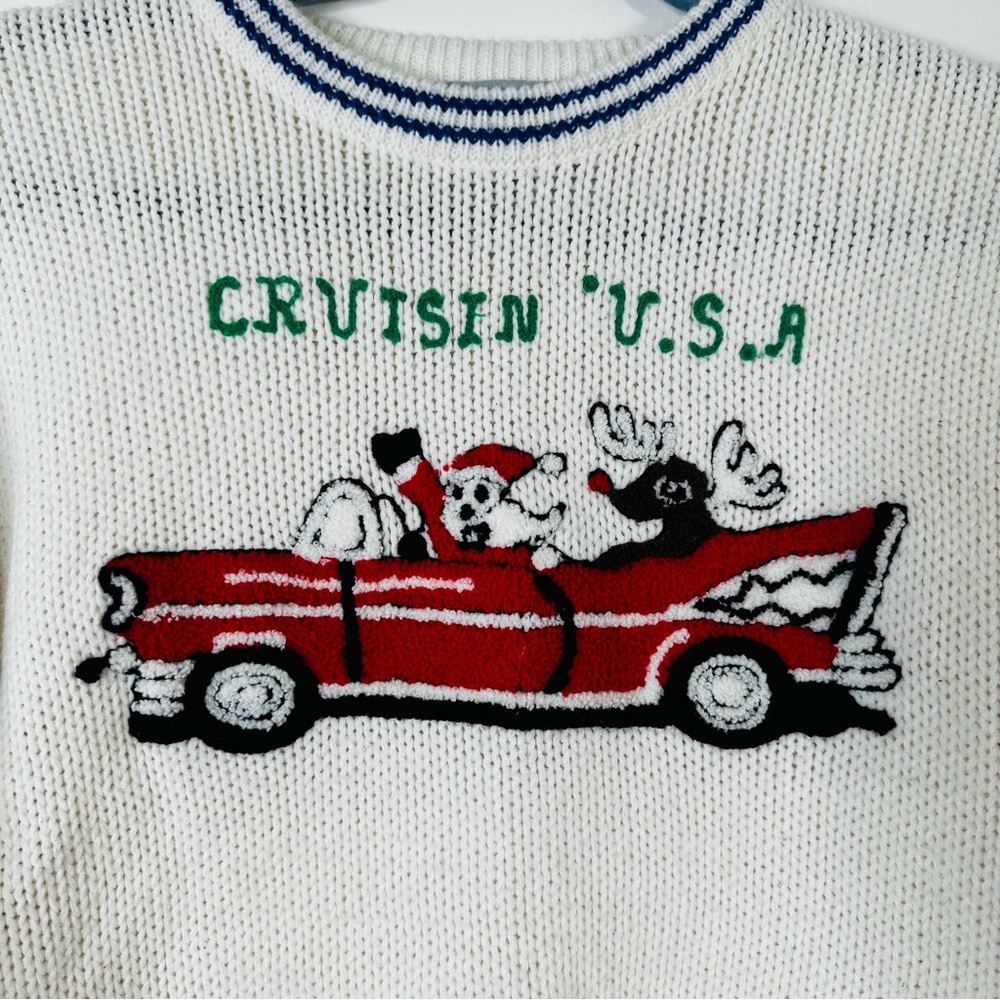 Vtg Holiday pullover - Picture 2 of 5